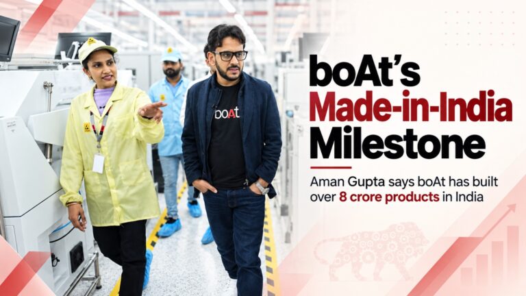 Aman Gupta, boAt, boAt Lifestyle, Zetwerk, Made in India, Indian Manufacturing, 8 Crore Products, Amrit Acharya, Srinath Ramakkrushnan, Zetwerk IPO, Accel India, Electronics Manufacturing, Indian Startups, Consumer Electronics, Make in India