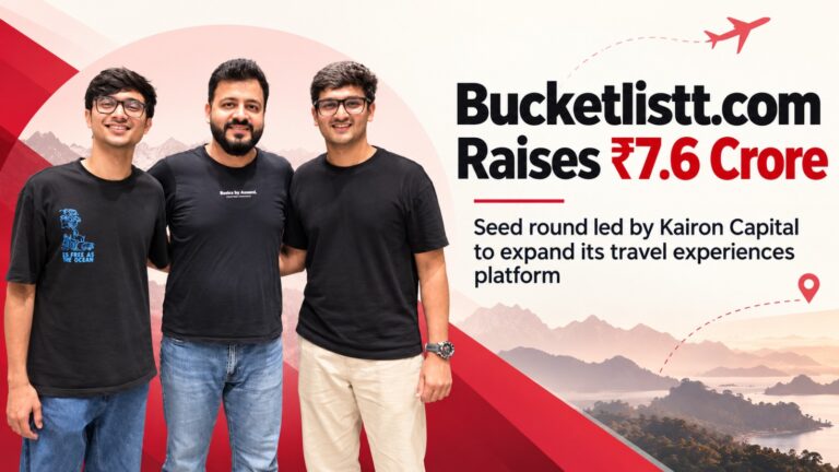 Bucketlistt, Bucketlistt.com, Bucketlistt Funding, Kairon Capital, Titan Capital, Startup Funding, Seed Funding, Indian Startups, Travel Tech, Travel Tech Startups, OkGhumo, Ahmedabad Startups, Travel Experiences, Startup News, Indian Travel Industry