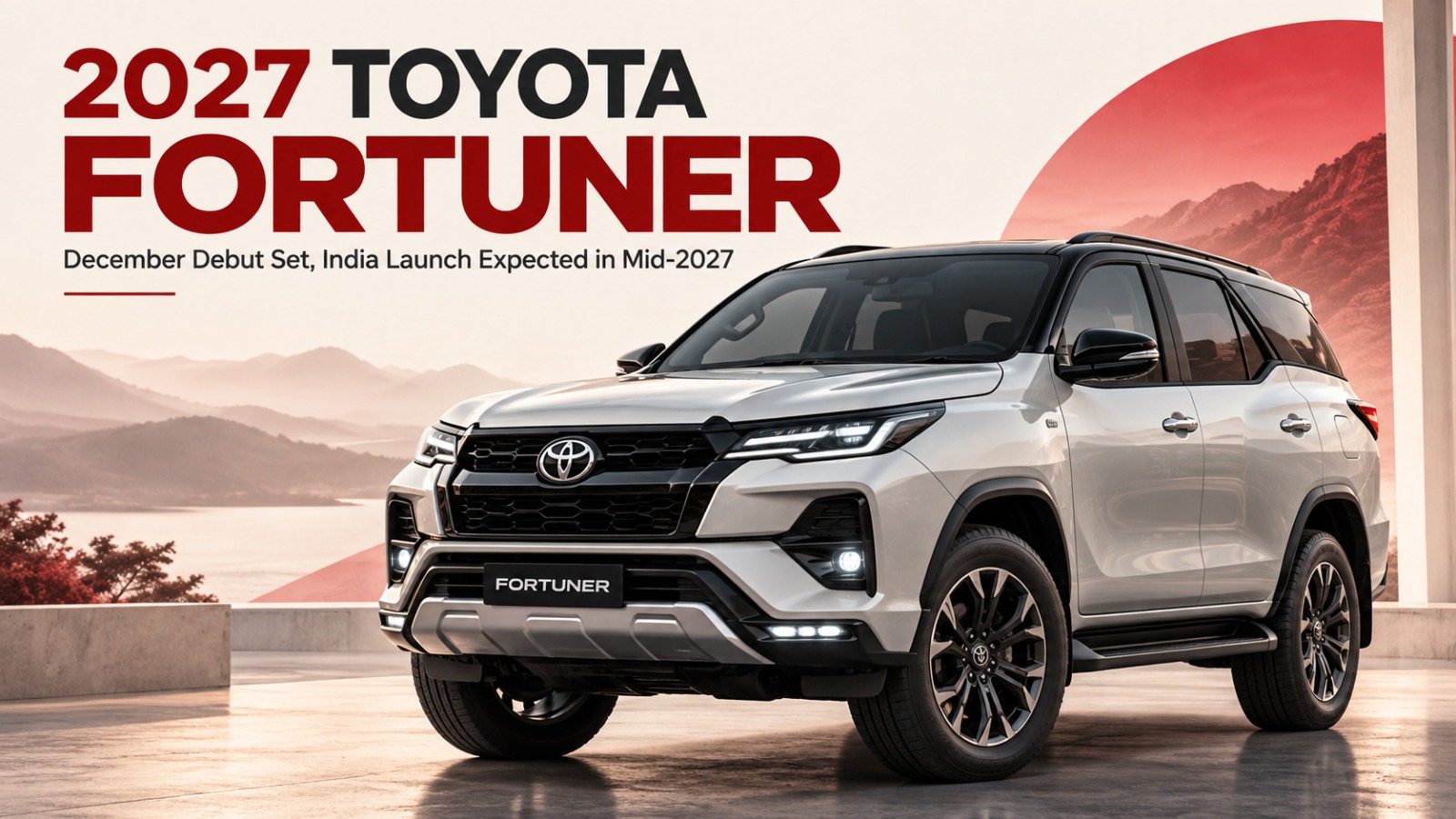 2027 Toyota Fortuner, Toyota Fortuner facelift, new Toyota Fortuner, Toyota Fortuner launch date, Toyota Fortuner India launch, Toyota Fortuner December debut, next-generation Toyota Fortuner, Toyota Fortuner features, Toyota Fortuner engine, Toyota Fortuner interior, Toyota Fortuner price, Toyota Hilux