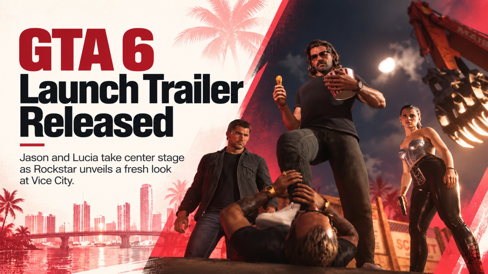 GTA 6, GTA VI, GTA 6 Launch Trailer, Grand Theft Auto VI, Rockstar Games, GTA 6 Trailer, GTA 6 Release Date, GTA 6 Jason and Lucia, GTA 6 Vice City, GTA 6 Leonida, GTA 6 PS5, GTA 6 Soundtrack, Justice GTA 6, GTA 6 Fan Reactions, GTA 6 News, Grand Theft Auto 6