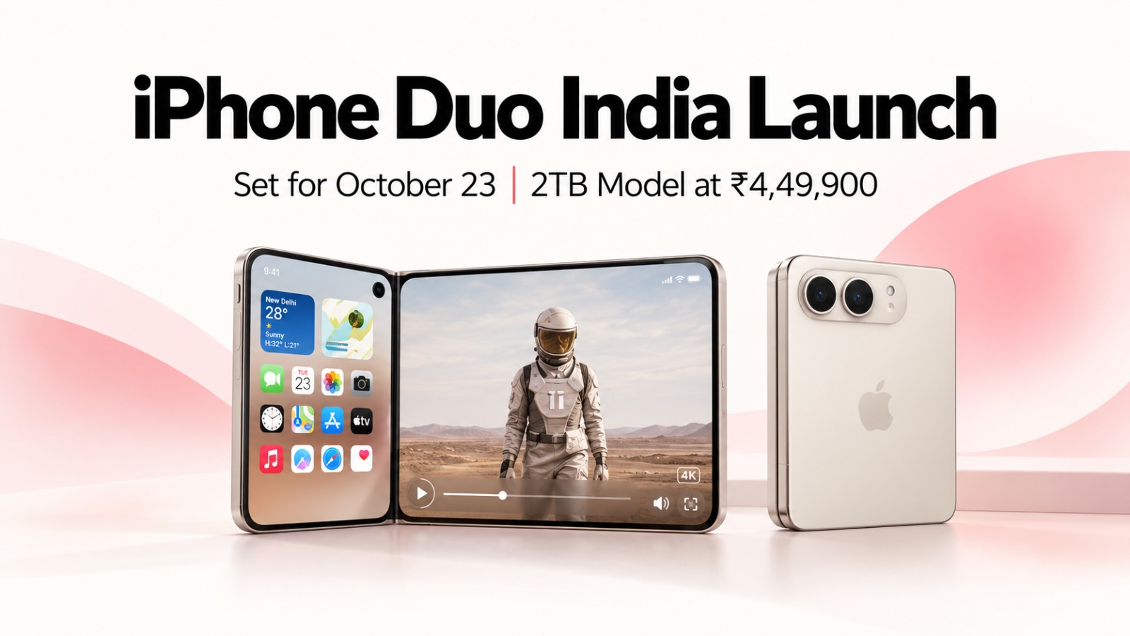 Apple, iPhone Duo, iPhone Duo India, Apple foldable iPhone, iPhone Duo price, iPhone Duo launch, iPhone Duo India launch, foldable iPhone, Apple iPhone 2026, iPhone Duo 2TB