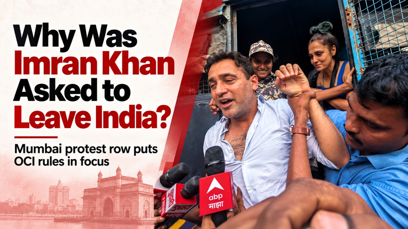 Imran Khan, Imran Khan asked to leave India, Why was Imran Khan asked to leave India, Imran Khan news, Imran Khan Mumbai protest, Imran Khan deportation notice, Imran Khan OCI card, Bollywood actor Imran Khan, Imran Khan October 28 deadline, Imran Khan CJP protest, Cockroach Janta Party, Gyanesh Kumar protest, Kirit Somaiya, OCI cardholder rights, OCI rules in India, Immigration and Foreigners Act 2025, Imran Khan latest news, Bollywood news, India news 2026