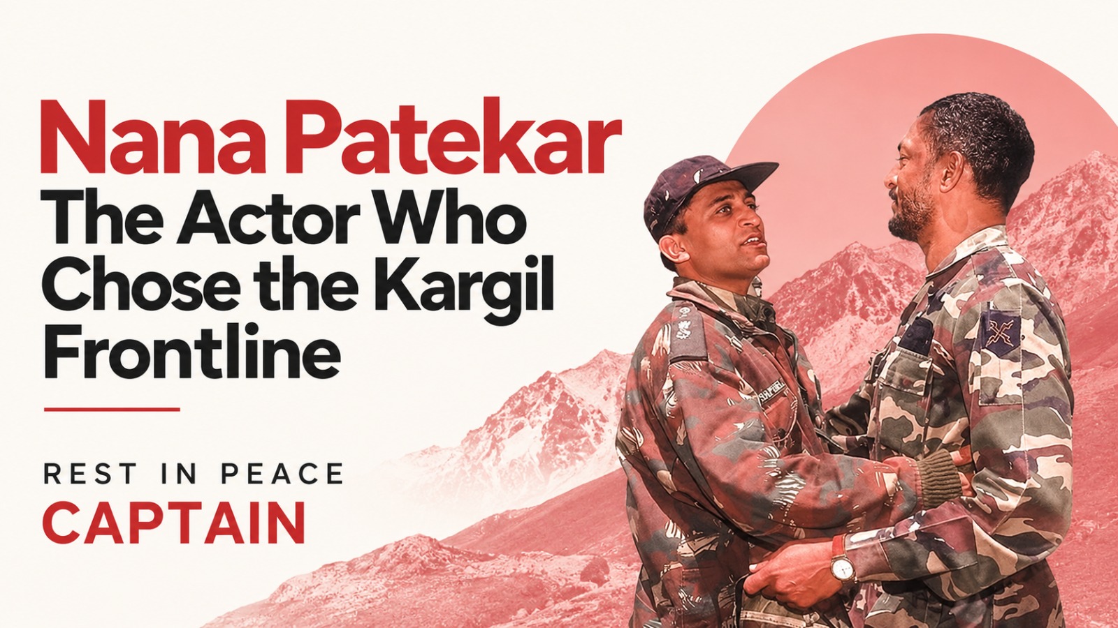 Nana Patekar, Did You Know Nana Patekar, Nana Patekar Kargil Story, Nana Patekar Indian Army, Nana Patekar Kargil War 1999, Nana Patekar Military Service, Nana Patekar Unknown Facts, Nana Patekar Army Training, Nana Patekar George Fernandes, Nana Patekar 20 Kg Weight Loss, Nana Patekar Prahaar, Nana Patekar Real Life Story, Kargil War Heroes, Indian Army, Bollywood Untold Stories, Nana Patekar Naam Foundation, Lesser Known Facts About Nana Patekar, Nana Patekar Inspirational Story