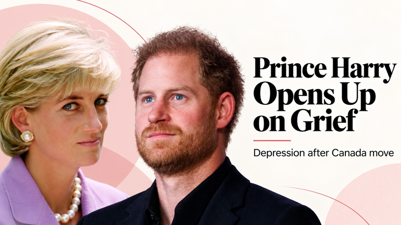 Prince Harry, Princess Diana, Meghan Markle, Prince Harry Depression, Prince Harry Mental Health, Royal Family, Duke of Sussex, Princess Diana Death, Prince Harry Canada Move, Prince Harry MasterClass, Mental Health Awareness, Grief and Trauma, British Royal Family, Royal Family News, Prince Harry Latest News